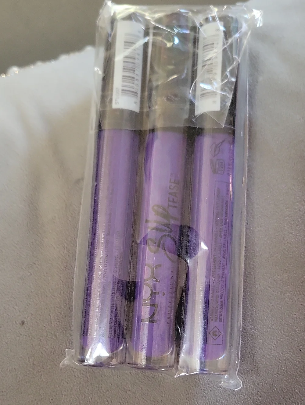 Pack of three  nyx lip gloss